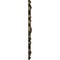 Ekena Millwork Angel Ceiling Medallion (Fits Canopies up to 4 3/8"), 20 7/8"OD x 3 5/8"ID x 1"P, Green Gold CM20ANGGS - alternate 3
